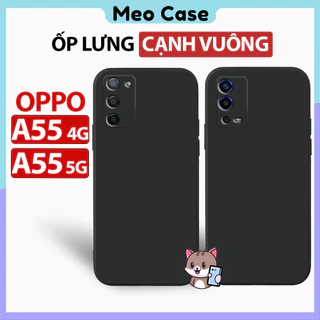 Ốp lưng Oppo A55 4G, A55 5G, TPU viền vuông, Vỏ điện thoại bảo vệ viền camera toàn diện | Meo Case