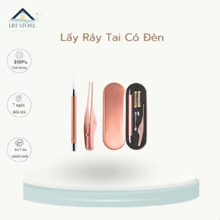 Bộ Dụng Cụ Lấy Ráy Tai Có Đèn Led, Tiện Lợi Cho Gia Đình, An Toàn Cho Bé LBT Store