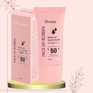 Kem chống nắng HEMIA dành cho mặt ( Hemia Hàn Quốc ) Hemia MaKe Up Sun Cream 50ml CHÍNH HÃNG!