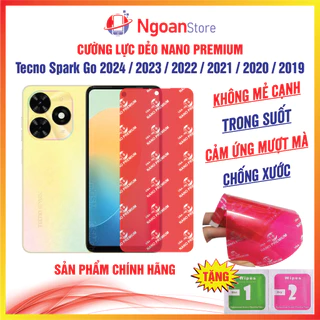 Cường lực dẻo Tecno Spark Go 2024 / 2023 / 2022 / 2021 / 2020 / 2019 chống xước vỡ bảo vệ màn hình - Ngoan Store