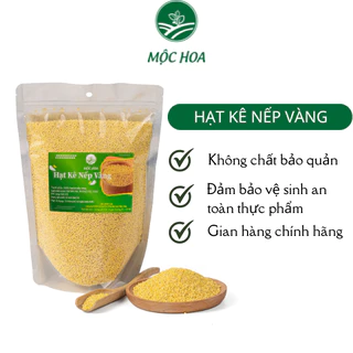 Hạt kê nếp vàng dẻo hữu cơ đã tách vỏ cho bé ăn dặm, làm sữa