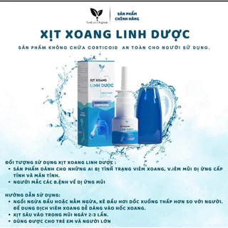 xịt xoang linh dược NesLyn tặng kèm tinh dầu Bạc hà