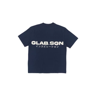 Áo thun GLAB SGN Navy Tee