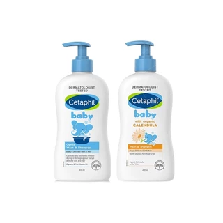 (Hàng cty) Sữa tắm gội toàn thân Cetaphil Baby Gentle Wash & Shampoo 2 in 1 230ml - 400ml