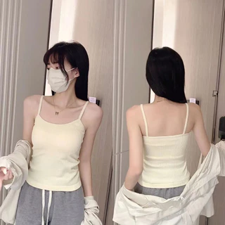 Áo Bra Nữ 2 Dây Mảnh Dáng Lửng Có Đệm Ngực Gợi Cảm Theo Hot Trend Mới Nhất