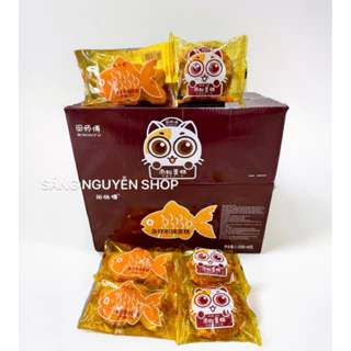 Thùng 30 Bánh Ruốc Gấu Mèo - Bánh Ruốc Cá Siêu Ngon Gói 40gr ( Mẫu Mới ) [ Date Luôn Mới ]