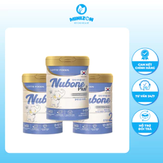Sữa bột Nubone Plus+, Step 1,Step 2 hộp 750g nhập khẩu nguyên lon từ Hàn Quốc