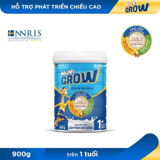 Sữa Nuvi Grow 1+ hỗ trợ tăng chiều cao lon 900g
