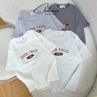 Áo thun baby tee nữ áo thun babytee tay ngắn cổ tròn chất thun cotton 2 chiều áo thun baby hottrend DBSA FALIS