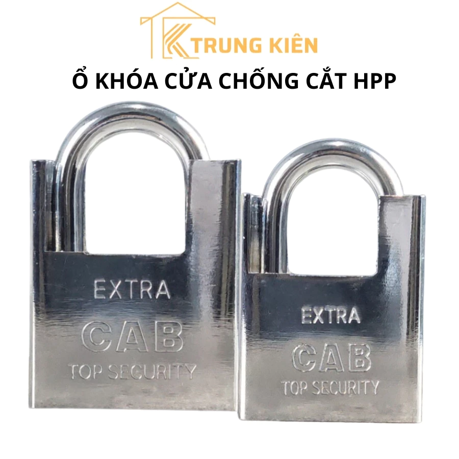 "Ổ Khóa Chống Cắt HPP Inox, Nhiều Kích Thước, Độ Bền Cứng Cáp Cao Cấp, Bền Bĩ. Sự an toàn tuyệt đối cho tài sản