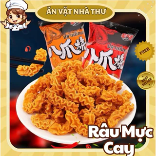 Bim Bim Bạch Tuộc Nướng Cay Siêu Ngon, Snack Bạch Tuộc Nướng Giòn Nội Địa Giòn Rụm Siêu Ngon 46G