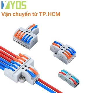 Cút nối dây điện đôi 2 pha 2 cổng vào 2 cổng ra KV PCT-222 250v 32a