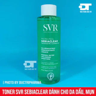 Toner SVR Micro Peel Sebiaclear Dành Cho Da Dầu, Mụn 150ml