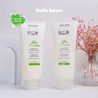 Sữa Rửa Mặt Cho Da Dầu Mụn Babe Laboratorios Purifying Cleansing Gel 200ml Duduhouse