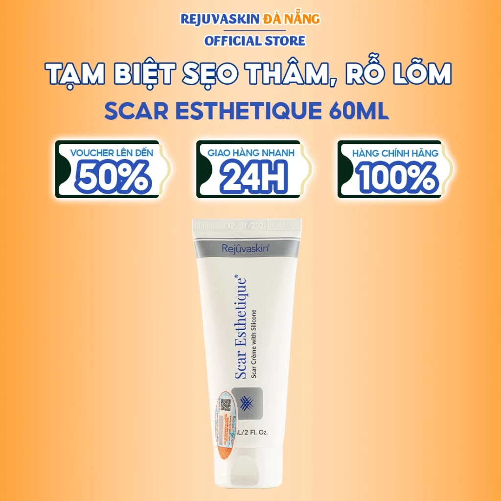 Kem Xóa Sẹo Thâm / Rỗ / Lõm Scar Esthetique Rejuvaskin 60ml