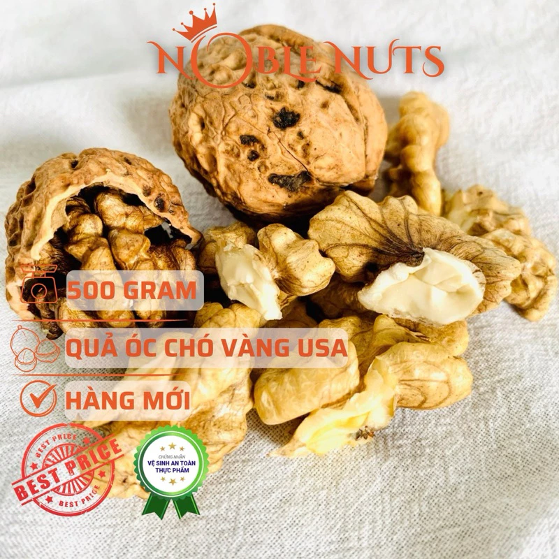 500GR HẠT ÓC CHÓ NGUYÊN QUẢ nhập khẩu USA