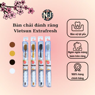 Bàn chải đánh răng Vietsun Extra fresh lông mềm bảo vệ nướu 4 màu