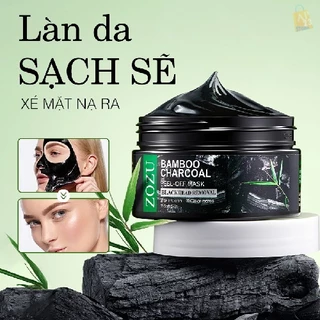 Mặt nạ than tre lột mụn đầu đen sạch sâu giảm mụn thu nhỏ lỗ chân lông kiểm soát dầu hiệu quả