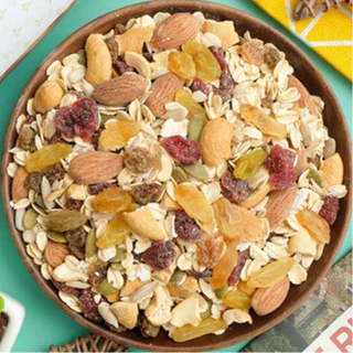 1 KG - Hạt ngũ cốc Granola dinh dưỡng hạt đều to (có video)