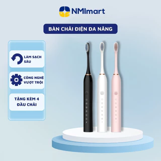 Bàn chải điện thông minh NMI Sonic X-3 máy đánh răng  sóng âm - NMI MART