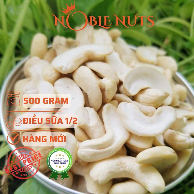 Nhân Hạt Điều Sống Dùng Làm Sữa Hạt Noble Nuts
