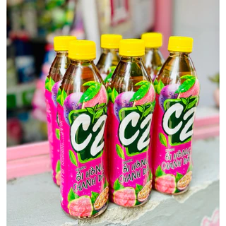 [MỚI] [LỐC 6 CHAI] Trà xanh C2 Ổi hồng chanh dây