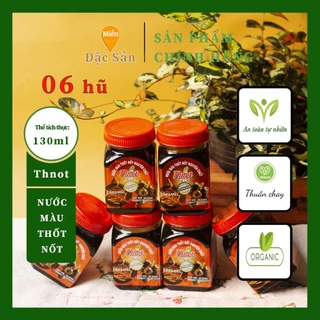 Nước màu Thốt Nốt nguyên chất Hữu cơ An Giang - 06 Hũ 130ml tiết kiệm 150%