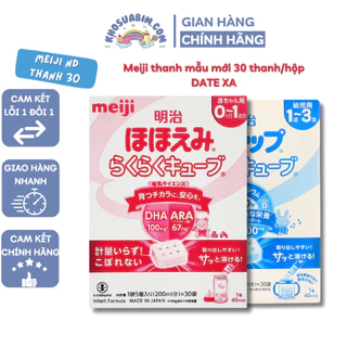 [Date xa] Sữa MEIJI Thanh Số 0 Và Số 9 Nội Địa Nhật Bản 30 Thanh dành cho bé