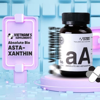 Viên uống hỗ trợ làm đẹp da Absolute Bio Astaxanthin 60 viên/lọ - VN Supplements