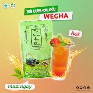 Trà Xanh Hoa Nhài Wecha 1KG - Jasmine Flower Green Tea, Pha Trà Trái Cây, Trà Sữa Thơm