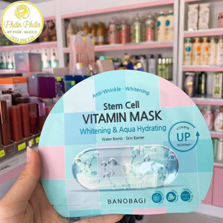 Mặt Nạ Banobagi Mask Giấy Super Collagen Stem Cell Vitamin Viên Thuốc Thần Thánh 30ml - phân phối chính hãng