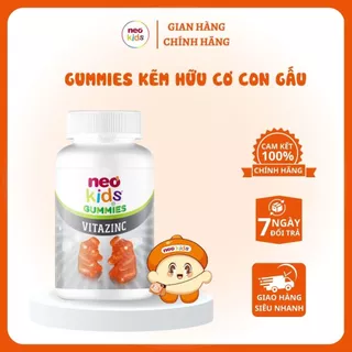 Gummies Kẽm Hữu Cơ Neo Kids Hộp 60 Viên Nhai