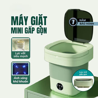 Máy Giặt Mini Gấp Gọn SUMI - Máy Giặt Tất, Đồ Lót, Đồ Cho Bé Khử Khuẩn Bằng Ánh Sáng Xanh Công Suất 36W