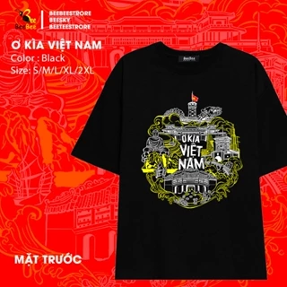 Áo thun in hình BEEBEESTORE02 VIỆT NAM- TỈNH THÀNH HÀ NỘI 100% COTTON OKHN00