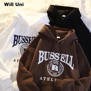 Áo hoodie BUSSELL màu nam nữ Form rộng WILL - khoác nỉ form Unisex