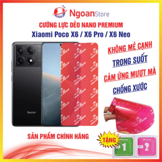 Cường lực dẻo Nano Xiaomi Poco X6 / X6 Pro / X6 Neo chống xước bảo vệ màn hình - Ngoan Store