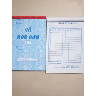 Hóa đơn bán lẻ 1 liên 100 tờ 13x19