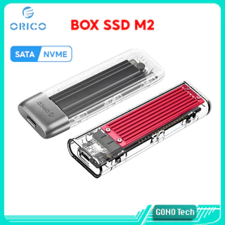 Box ổ cứng SSD M2 NVMe / SATA Type C trong suốt ORICO TXM2F TXM2 TCM2 TCM2M TCM2F-C3 | Chuyển M.2 PCIe/NGFF to USB