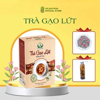 Trà Gạo Lứt Giảm Cân, Đậu Đen, Hoa Nhài, Cỏ Ngọt, Kỳ Tử, Đậu Đỏ, Lá Nếp Hộp 30 Túi Lọc