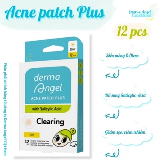 Miếng Dán Mụn Derma Angel PLUS 9X Salicylic Acid Ban Ngày 12 Miếng