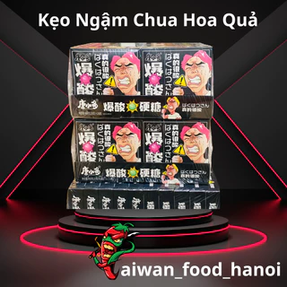 Kẹo Ngậm Chua Vị Trái Cây - Kẹo Siêu Chua Nhất Thế Giới Super Sour Candy - Kẹo Chua Vị Hoa Quả - taiwan_food_hanoi