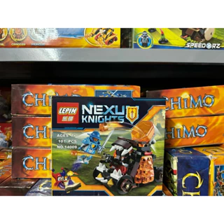 (Có sẵn) Lepin Nexo 14009- Mô hình lắp ráp cỗ xe bắn đá Nexo (107 mảnh)