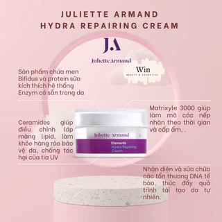 [ Hàng Công Ty] Kem dưỡng Juliette Armand phục hồi dưỡng ẩm da Hydra Repairing Cream - Wincosmetic