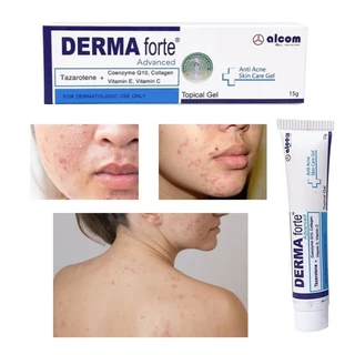 Derma Forte Gel (bản thương / bản advanced) - Giúp Giảm Mụn Trứng Cá, Ẩn, Đầu Đen, Giảm Thâm