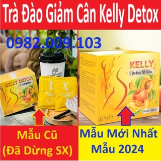 [1 GÓI LẺ] Trà Đào Giảm Cân Detox Giảm Cân Kelly Detox [Pro New Plus Gold Chính Hãng]