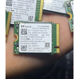 Ổ cứng SSD M2-PCIe 1TB SK Hynix BC711 NVMe 2230 gen3x4 tặng khay chuyển sang 2280 Bảo hành 3 Tháng - Phụ kiện máy tính h