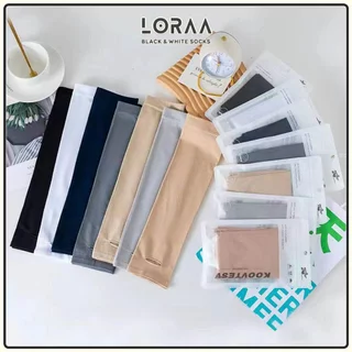 Găng tay chống nắng, bao tay đi nắng chất liệu cotton mát lạnh - Loraa Shop