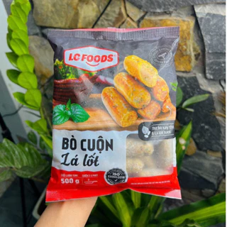 Bò cuộn lá lốt lacusina - dồi sụn mini gói 500g