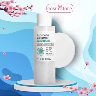 Toner chăm sóc da mặt APLB Niacinamide Glutathione Facial Toner Lipo Gluta Niac 15.2% 160ml Hàn Quốc shop Cosin Store