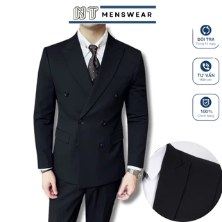 Áo Vest Nam 6 Nút Vải Chéo Cao Cấp Giá Tại Xưởng , Áo Blazer Nam 6 Cúc có Đệm Vai Form Hàn Quốc NT Menswear